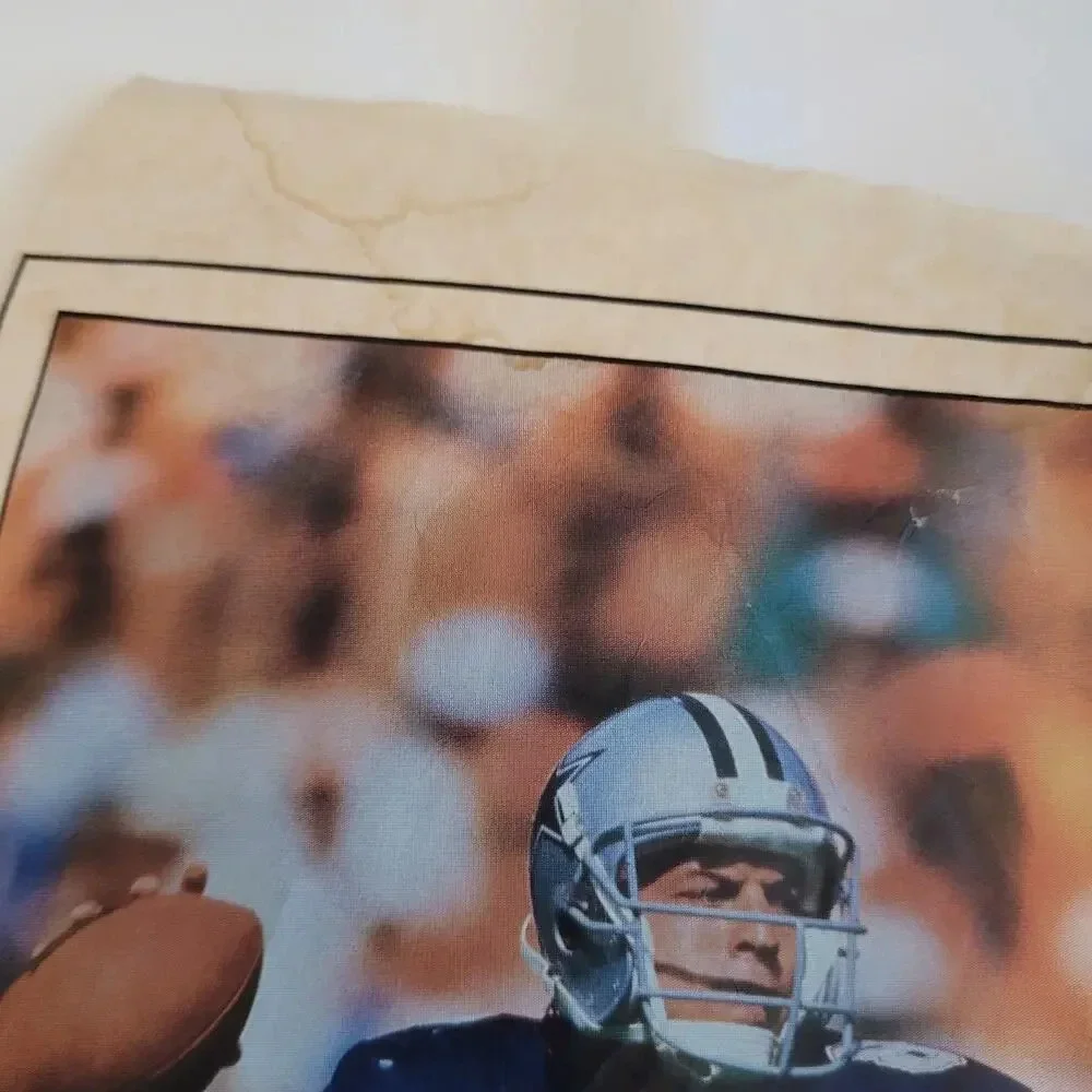 Troy Aikman Hall of Famer Game Day Popcorn Bag #8 Quarterback NFL 90s Vintage